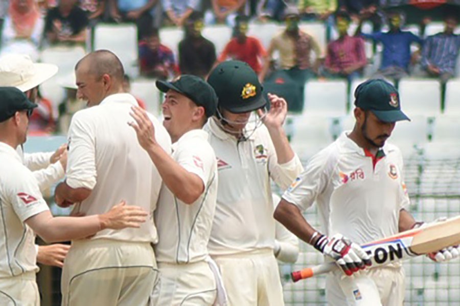 Chittagong Test: Warner leads Australia's robust reply