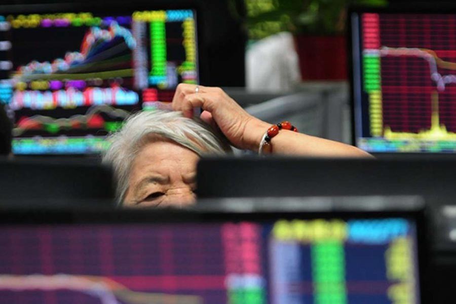 China, Hong Kong shares fall