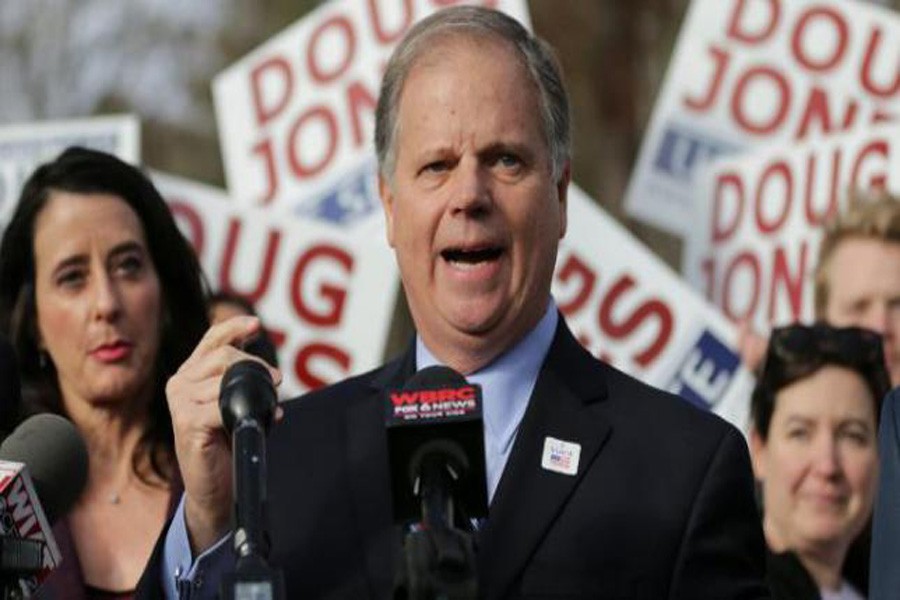 Democrat Jones wins U.S. Senate seat in Alabama in blow to Trump