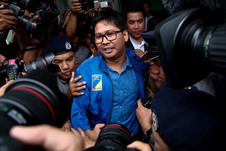 Two Reuters reporters due in Myanmar court today