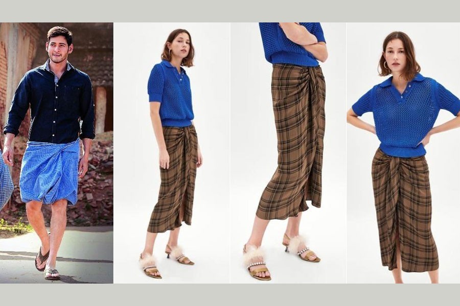 Zara sells lungi lookalike at £69!