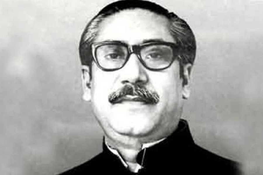 Indian daily features rare photos of Bangabandhu