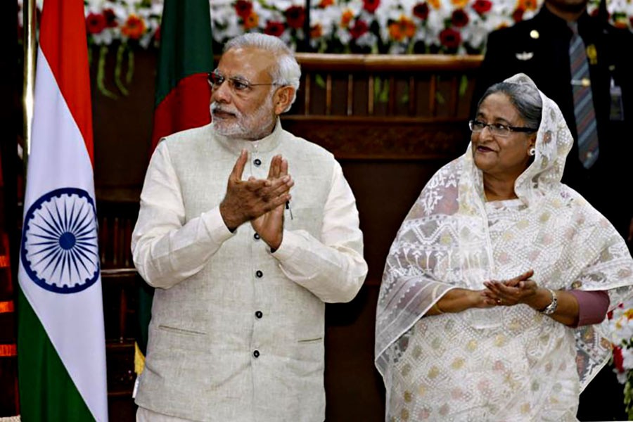 Modi praises Hasina's leadership