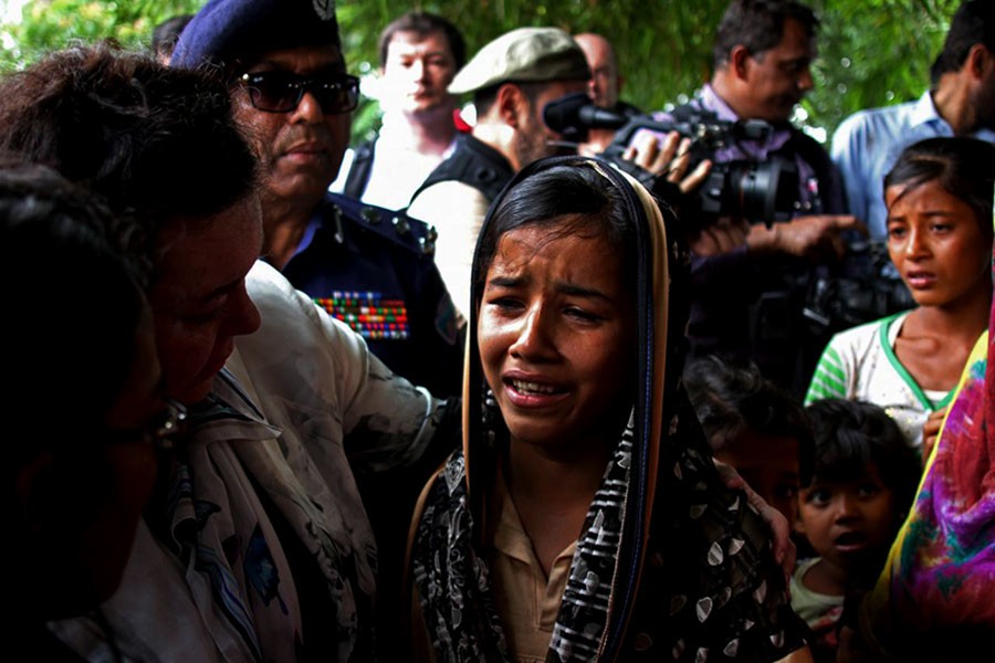 Tearful Rohingyas seek UNSC help for safe return, justice