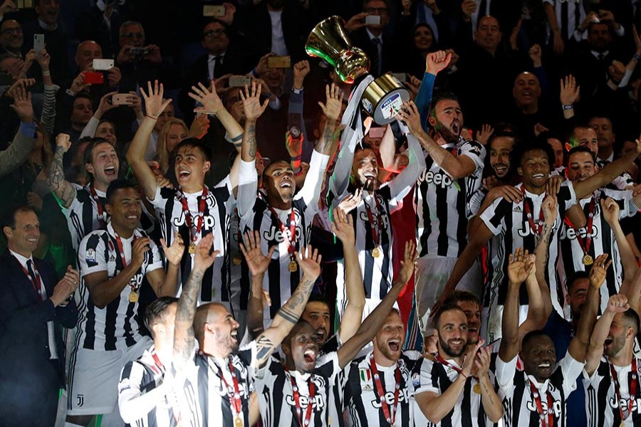 Juve maul Milan to win Coppa Italia again