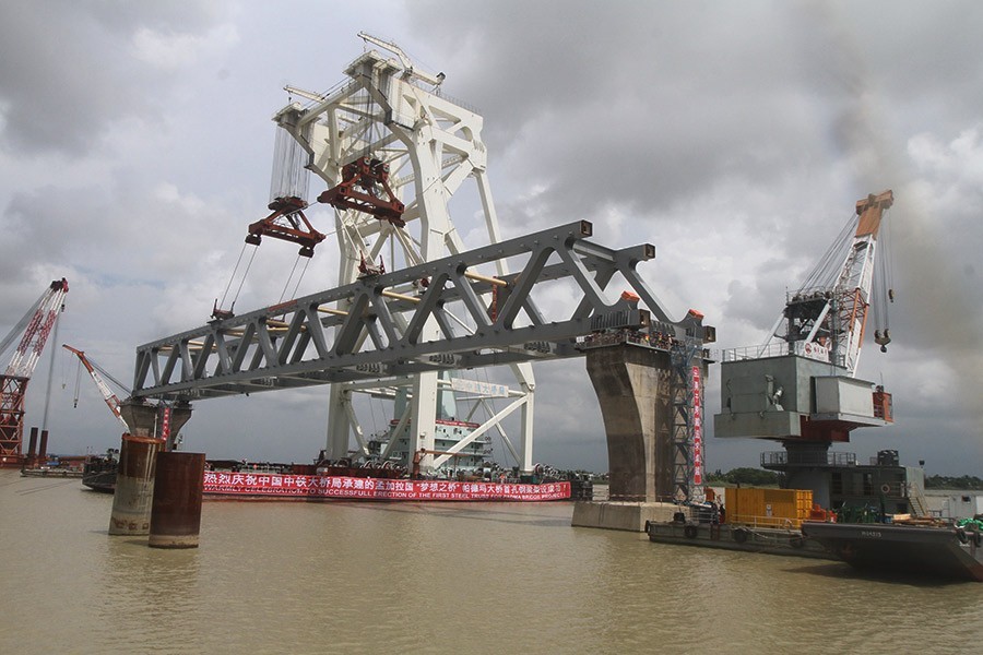 Padma Bridge now more visible with fourth span
