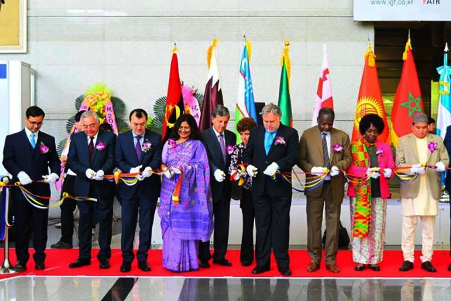 Korean businesses show interest about BD leather goods