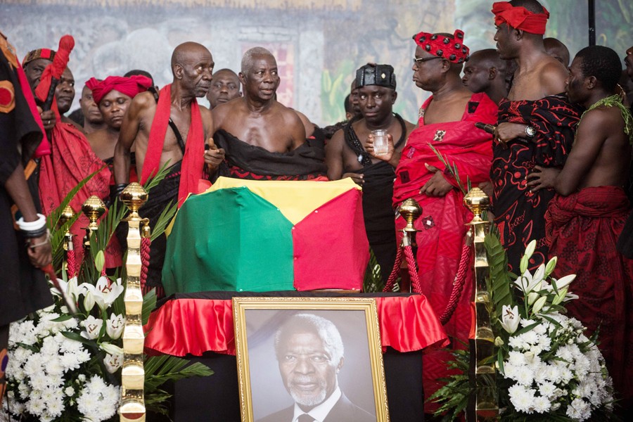 Ghana bids farewell to former  UN chief Kofi Annan