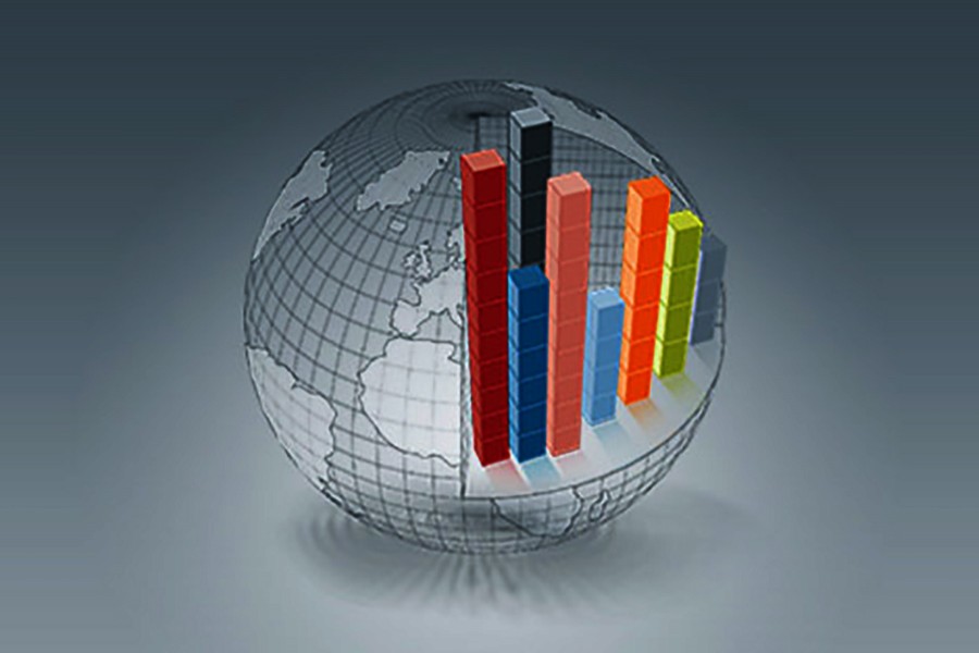 Global stocks lower after China data