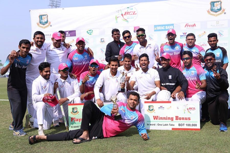 Prime Bank South Zone  win record 4th BCL title