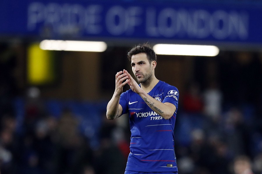 Fabregas bids tearful farewell to Chelsea fans