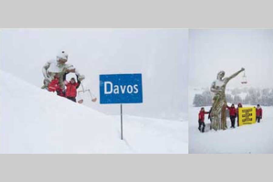 Statue of Justice Activity in Davos