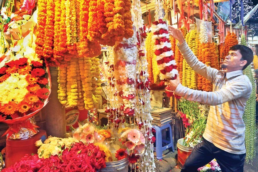 Flower business booms in country