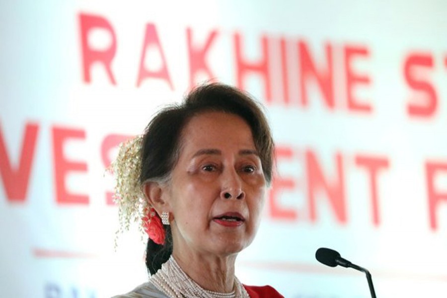 Suu Kyi decries ‘negative focus’ over Rakhine