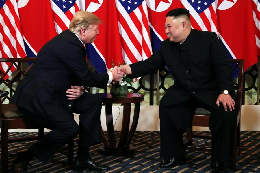 Trump, Kim kick off their second summit