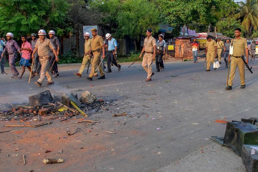 Three die as Trinamool, BJP clash in West Bengal