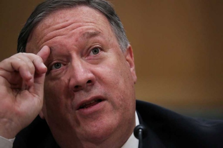 US Secretary of State Mike Pompeo testifies to the initial hearing of the Senate Caucus on International Narcotics Control on Capitol Hill in Washington, US, June 11, 2019. Reuters