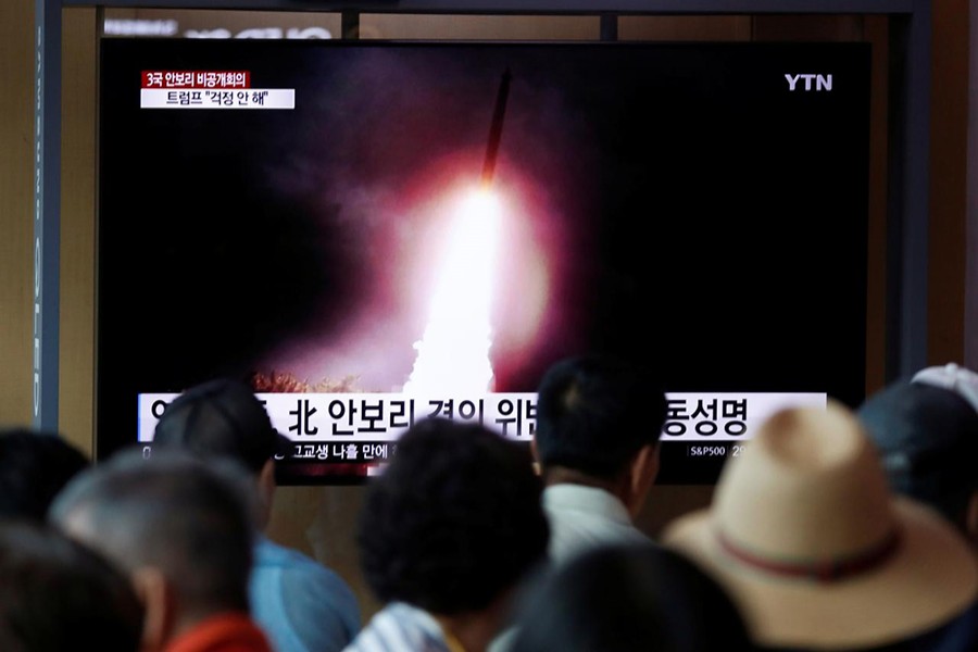 N Korea fires yet another round of ballistic missiles