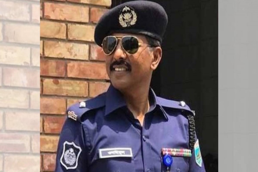 The officer-in-charge of Pabna Sadar Police Obaidul Haq. Photo: Collected