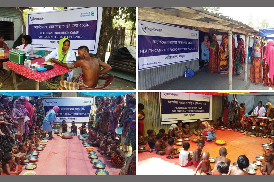 Standard Chartered organises a series of post-flood health camps