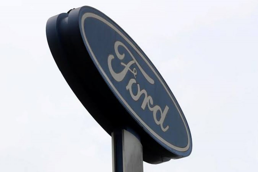 The Ford logo is seen at the Ford oldest Brazil plant in Sao Bernardo do Campo, Brazil on September 3, 2019 — Reuters/Files