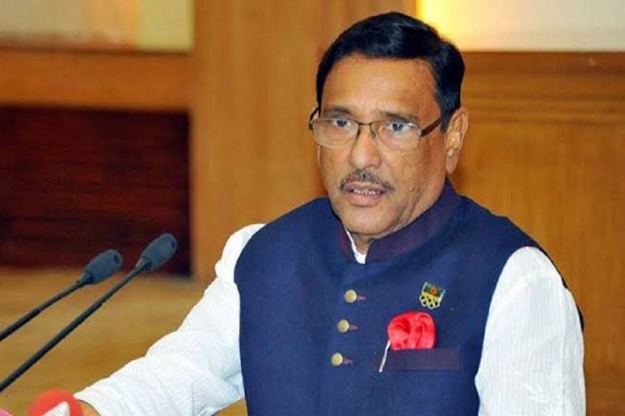 Road Transport and Bridges Minister Obaidul Quader. File photo