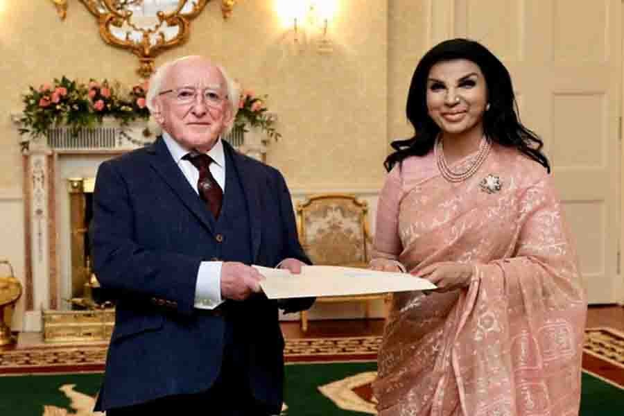 Tasneem invites Irish President to open embassy in Dhaka
