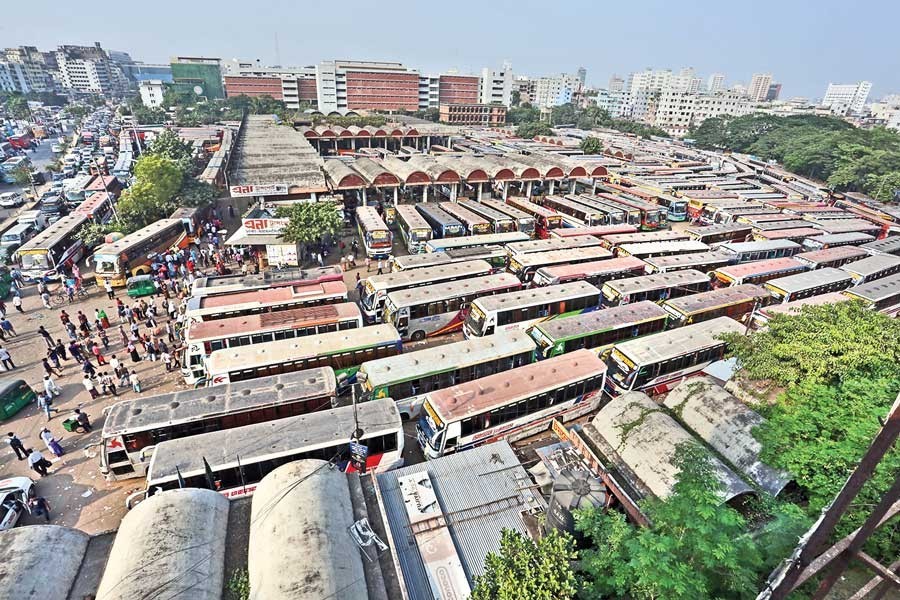 Road traffic still far from normal
