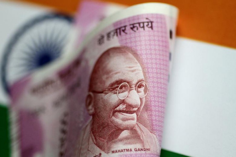 An India Rupee note is seen in this illustration photo June 1, 2017. Reuters/Files
