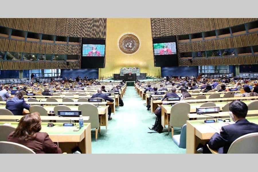 UNGA adopts Bangladesh’s resolution ‘Culture of Peace’