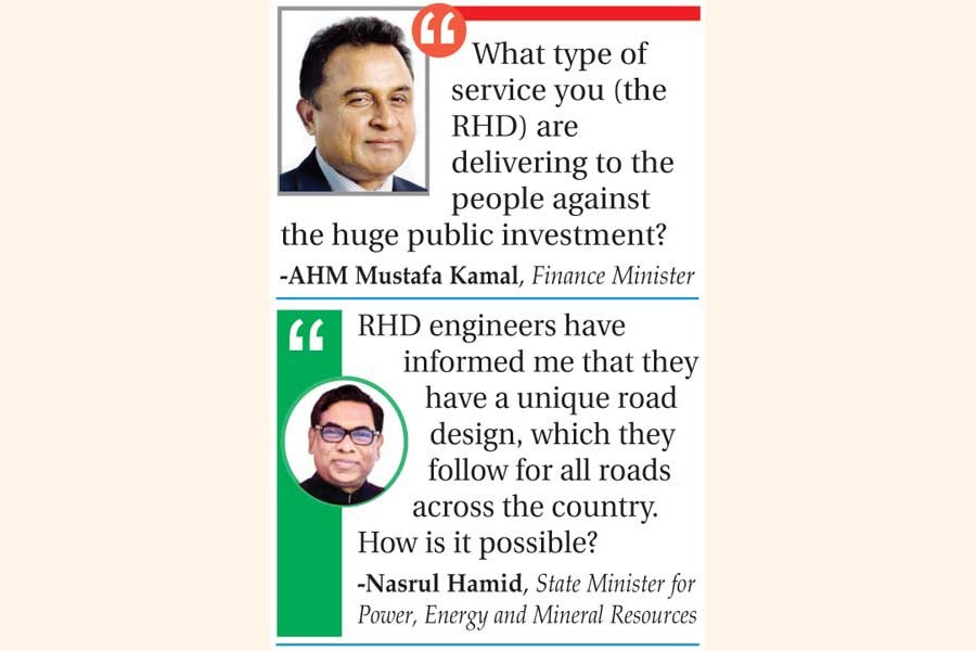 Minister blasts RHD for poor quality of road network
