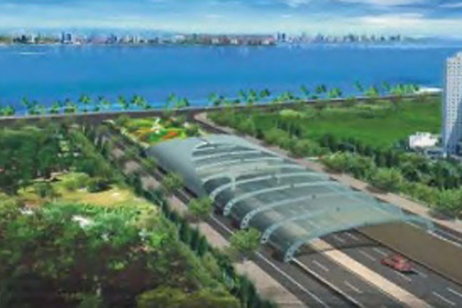 50pc construction work of Bangabandhu Tunnel completed