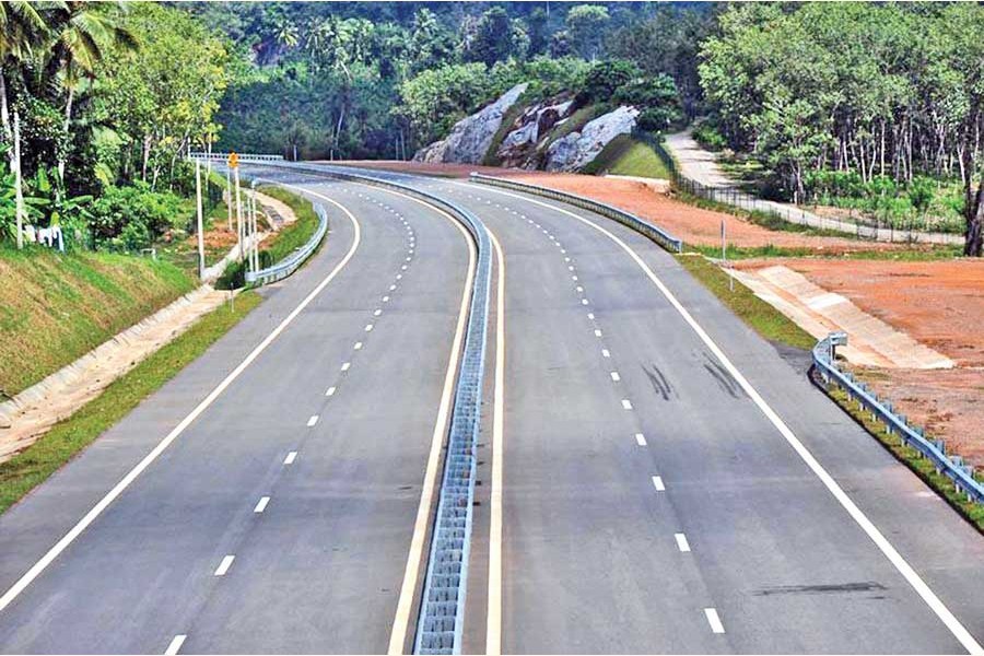 A section of Dhaka-Ctg four-lane highway