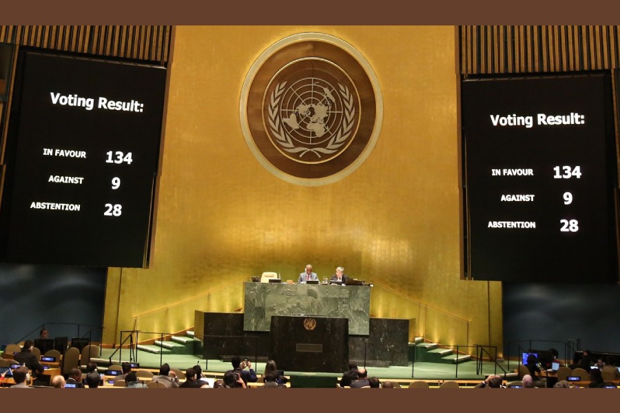 Resolution on Myanmar adopted at UNGA with overwhelming majority