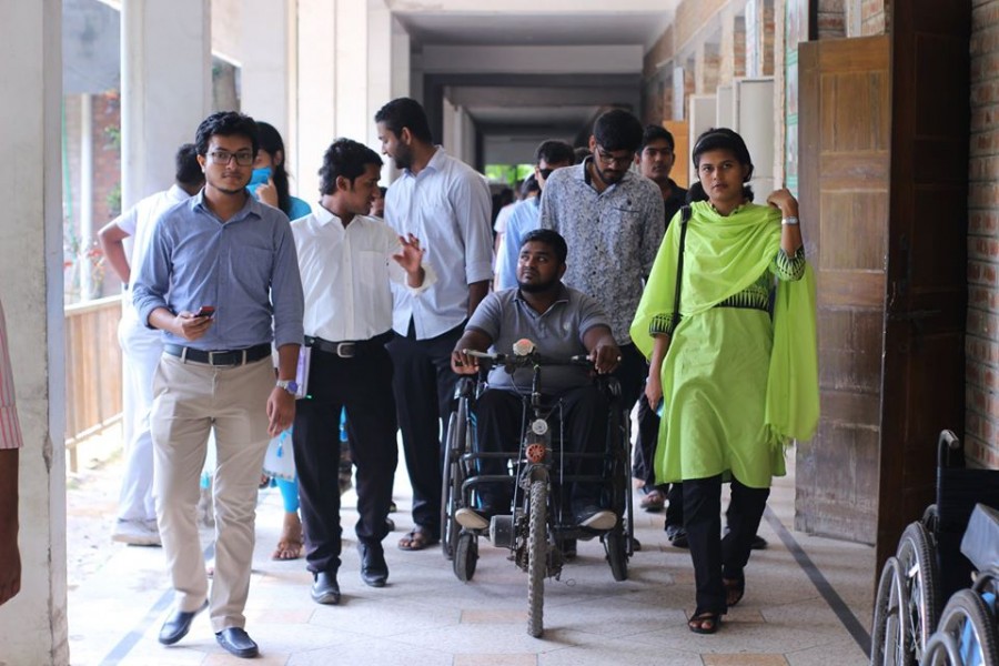 - Photo collected from Physically-challenged Development Foundation's  (PDF) Facebook page