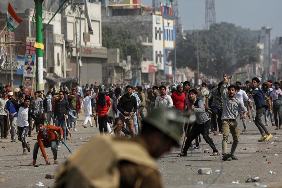 Seven killed in Delhi during protests against citizenship law