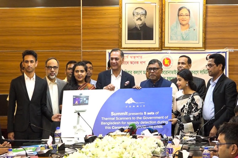 Summit provides thermal scanners to health ministry amid coronavirus concerns