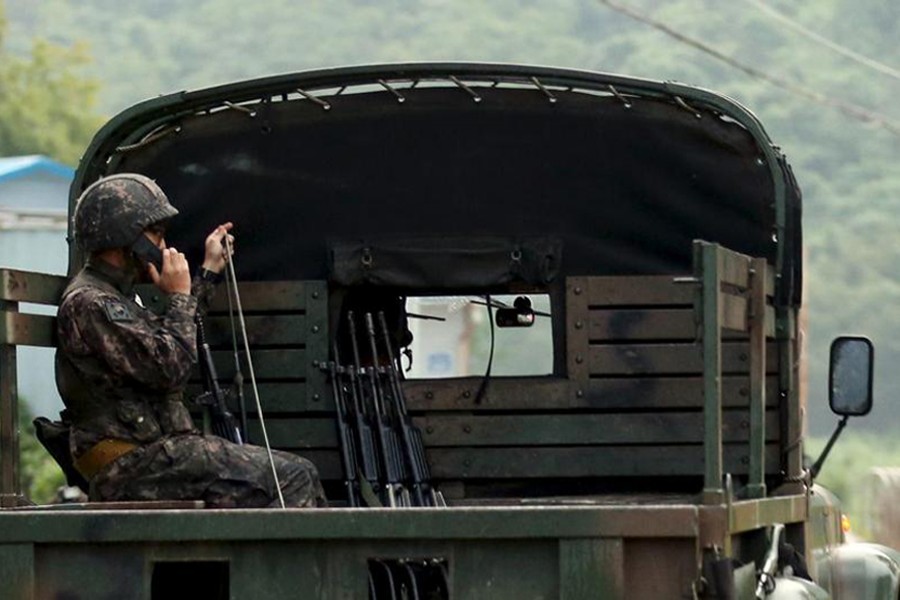 North and South Korea exchange gunfire across border