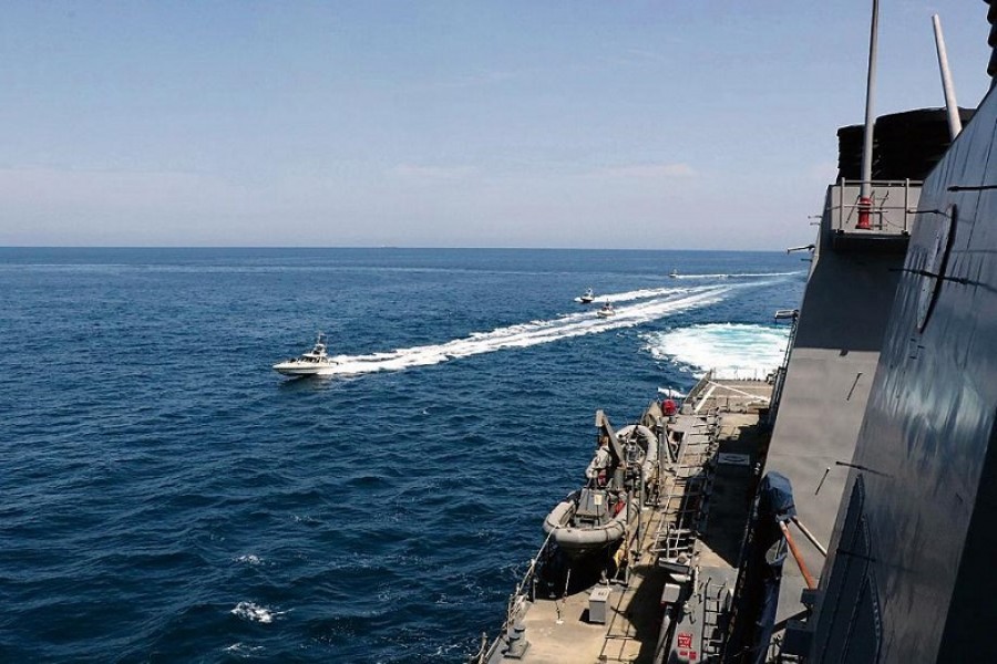 Iranian warship hit by missile in training accident, killing 19 sailors