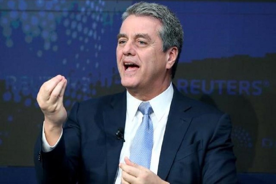 Director-General of World Trade Organization Roberto Azevedo attends a session at the 50th World Economic Forum (WEF) annual meeting in Davos, Switzerland, January 21, 2020. — Reuters/Files