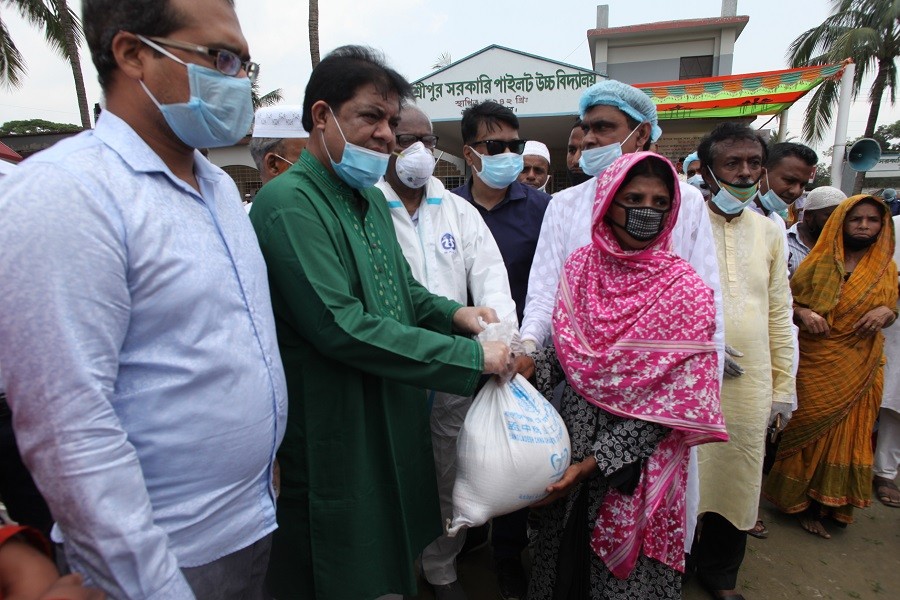 BCCCI distributes aid among lower-income people in Gazipur