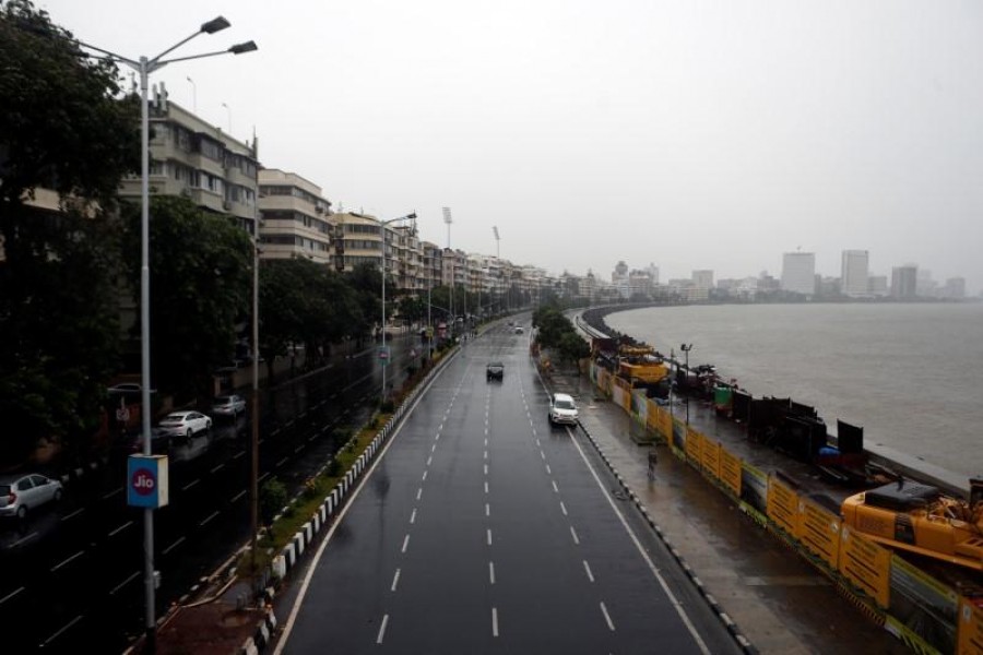 Mumbai streets deserted as the city braces for first-ever cyclone