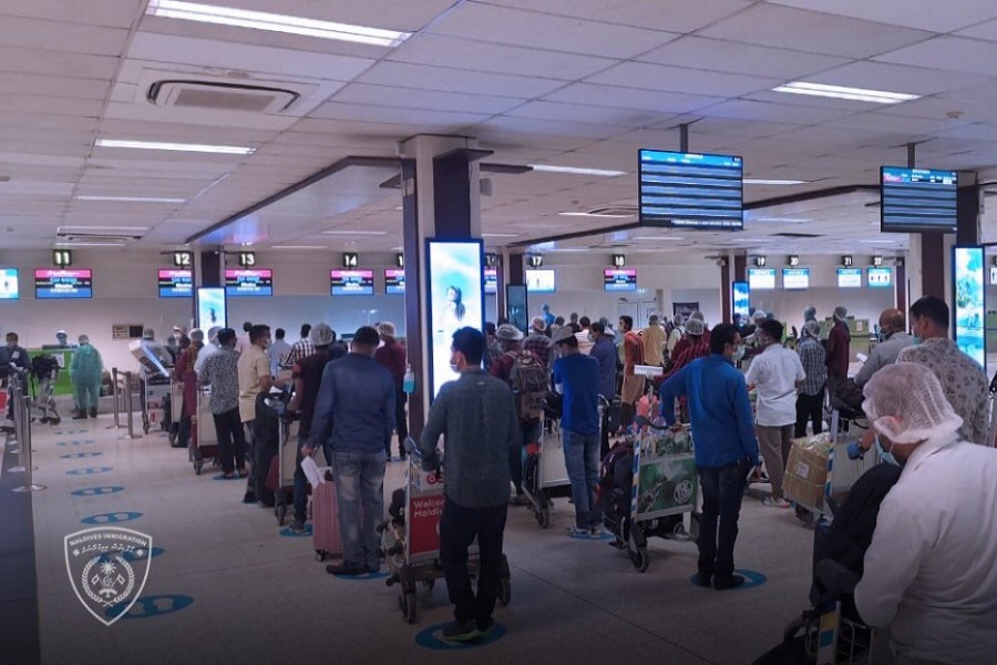 Bangladeshis being repatriated from the Maldives — Maldives Immigration/Twitter/Files