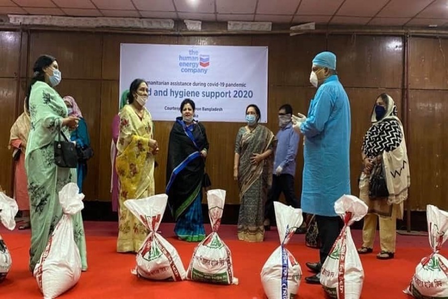 Chevron provides COVID-19 relief support to 9 Dhaka schools