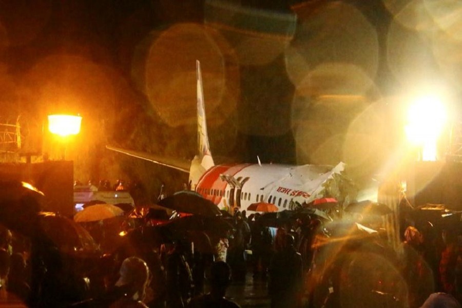 At least 17 dead as Air India flight crash-lands in Kerala