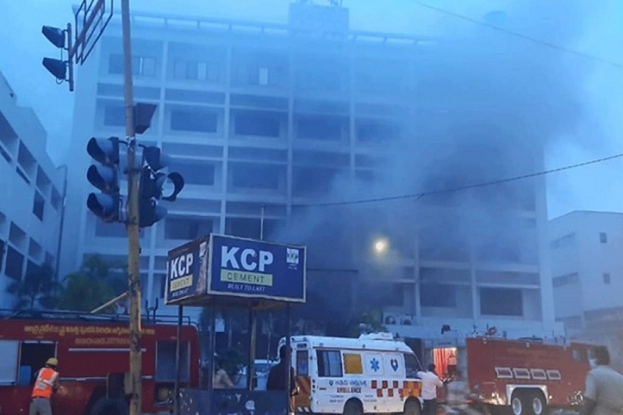 Seven die in fire at Covid-19 hotel facility in India