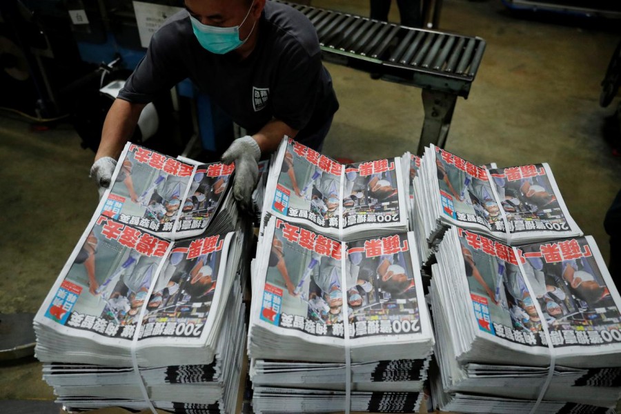 Hong Kong’s Apple Daily vows to ‘fight on’ after owner arrested