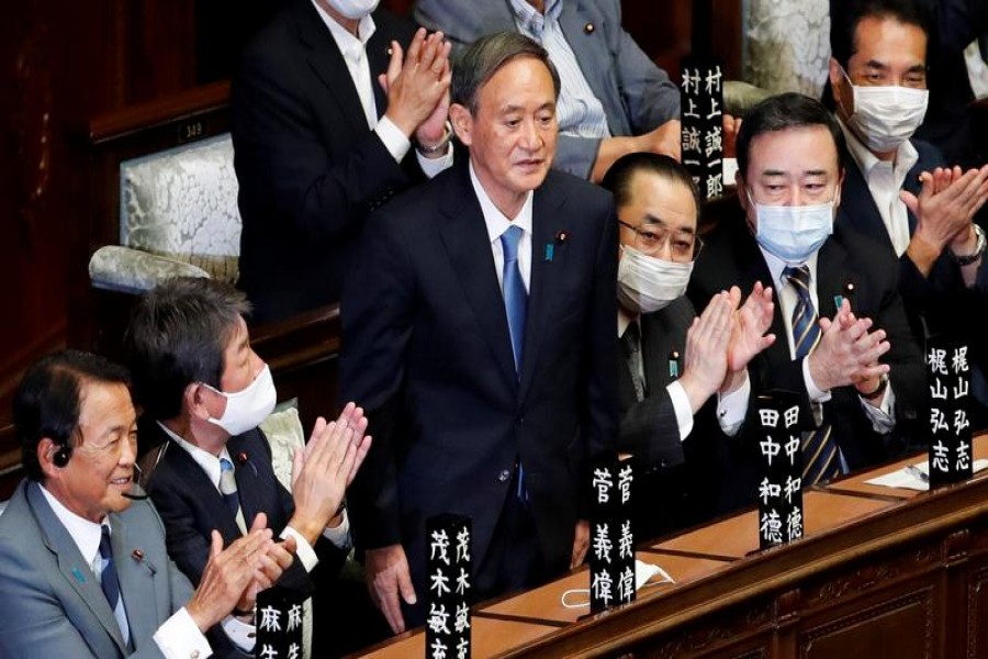 Suga formally elected as Japan’s new PM