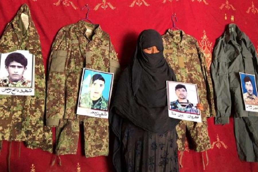 Thrice-widowed Afghan woman prays that peace will save her fourth husband