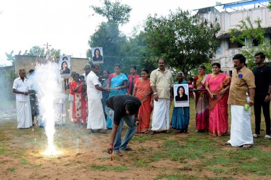 Prayers of gratitude at Kamala Harris' ancestral village in India
